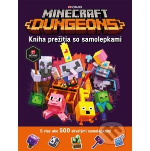 Minecraft Dungeons: Kniha prežitia so samolepkami - Egmont SK
