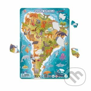 Puzzle rámové Zvířata jižní Ameriky - Dodo