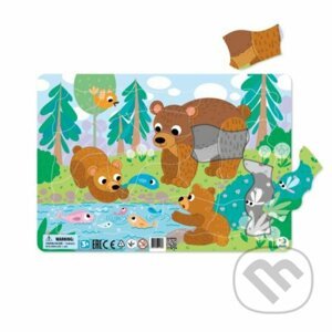 Puzzle rámové - Medvědí rodinka - Dodo