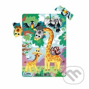 Puzzle rámové - Žirafy - Dodo