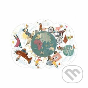 Kruhové puzzle Moja planéta - Londji
