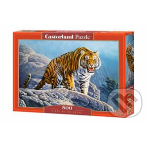 Tiger on the Rocks - Castorland