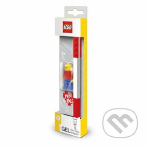 LEGO Gelové pero s minifigurkou, červené - LEGO