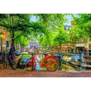 The Red Bike in Amsterdam - Bluebird
