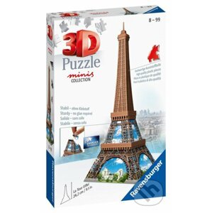 3D Puzzle Mini budova - Eiffelova věž - Ravensburger