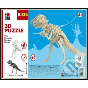 3D Puzzle - T-Rex Dinosaur - Marabu