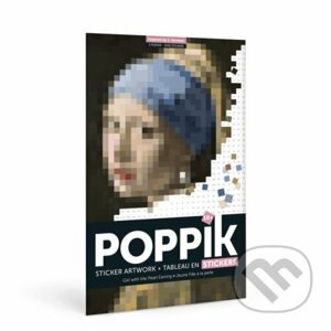 VERMEER (Dievča s perlovými náušnicami) - Samolepkový plagát - Poppik
