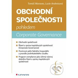 E-kniha Obchodní společnosti pohledem Corporate Governance - Lucie Andreisová, Tomáš Moravec