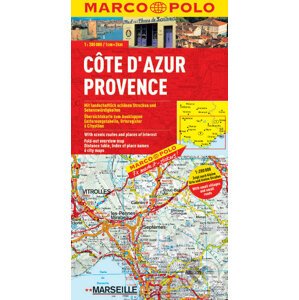 Côte D'Azur Provence 1:200 000 - Marco Polo