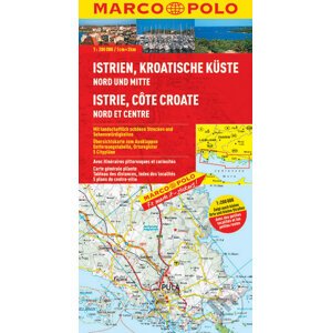Istrien, Kroatische Küste 1:200 000 - Marco Polo