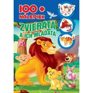 100+nálepiek - Zvieratá a ich mláďatá - Foni book