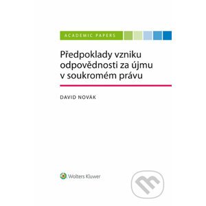 E-kniha Předpoklady vzniku odpovědnosti za újmu v soukromém právu - David Novák