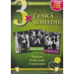 3x Česká komedie IX DVD