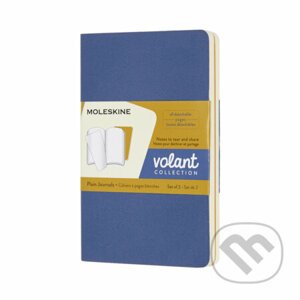 Moleskine - Volant - dva zápisníky - modrý a žltý - Moleskine