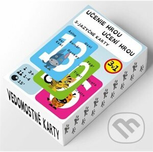 Učenie hrou 5-jazyčné karty 3v1 / Učení hrou - Lauko Promotion