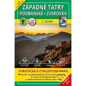 Západné Tatry - Podbanské - Zverovka 1:25 000 - VKÚ Harmanec