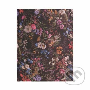 Paperblanks - diár Floralia 2021/2022 - Hartley and Marks