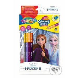 Colorino Disney Frozen - oboustranné pastelky trojhranné 24 barev - Colorino