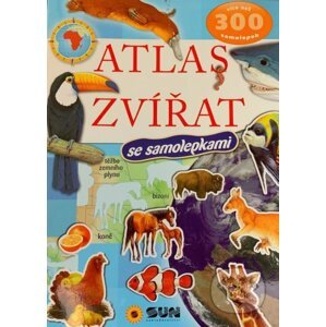 Atlas zvířat - 300 samolepek - SUN
