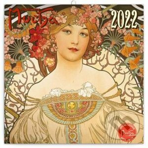 Poznámkový kalendář Alfons Mucha 2022 - Presco Group