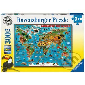 Ilustrovaná mapa světa - Ravensburger