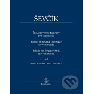Škola smyčcové techniky pro violoncello - op. 2, sešit I a II - Otakar Ševčík