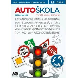 Autoškola 2021 - Pravidlá cestnej premávky CD-ROM - AZ media