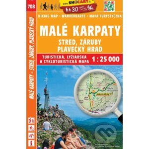 708 Malé Karpaty - Záruby, Plavecký hrad, 1:25.000 - SHOCart