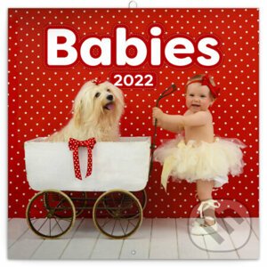 Poznámkový nástěnný kalendář Babies 2022 - Věra Zlevorová